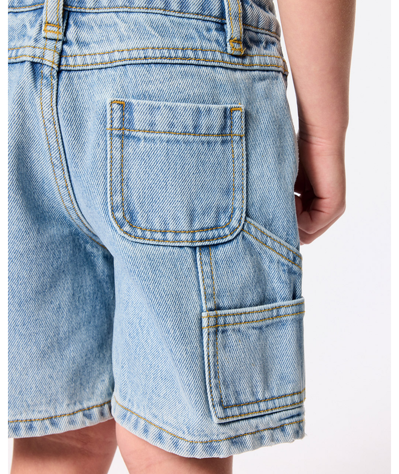 Rip Curl Hyped Up Denim Short-Boy in WASHED BLUE