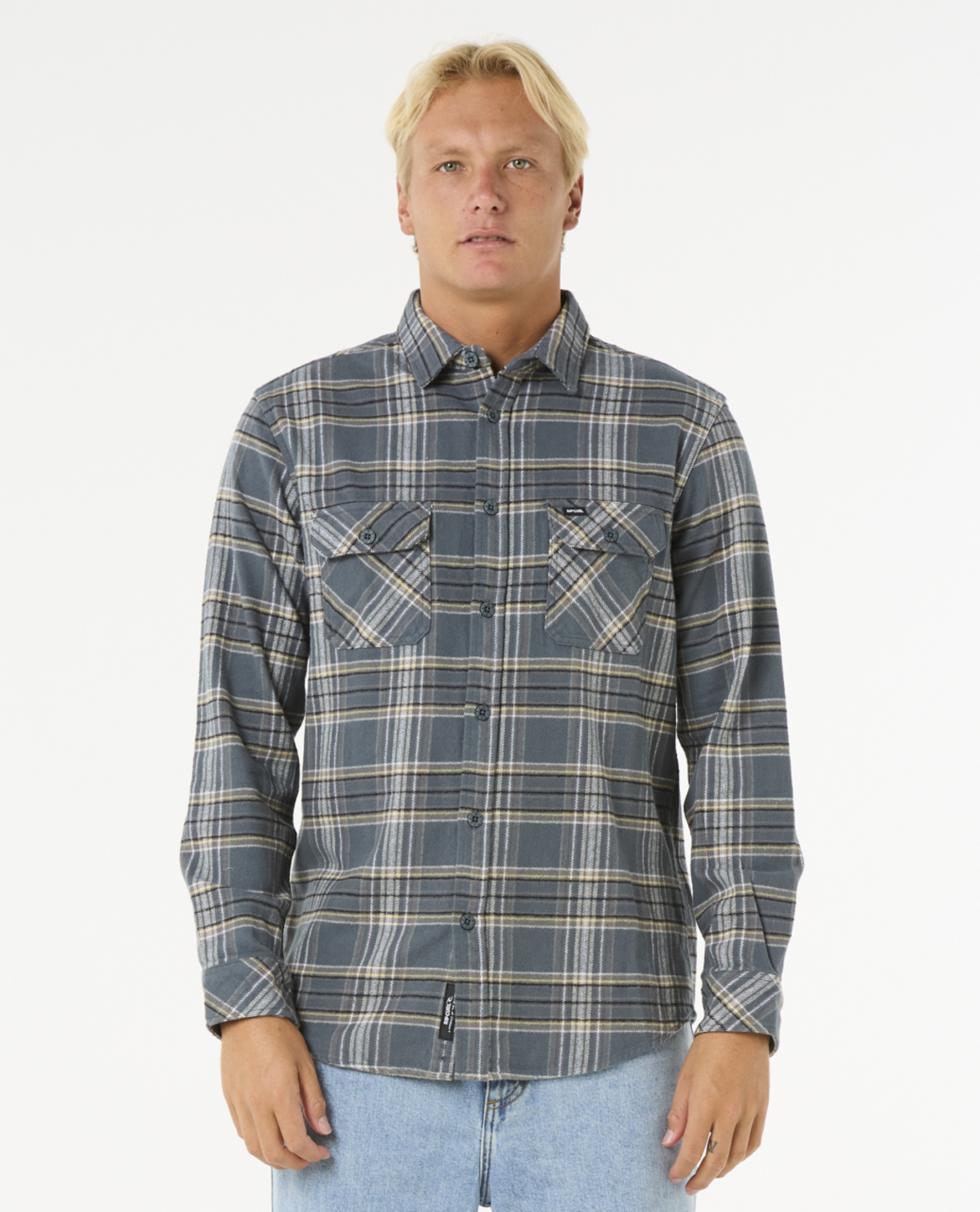 Rip Curl Griffin Flannel Shirt in PINE NIGHT