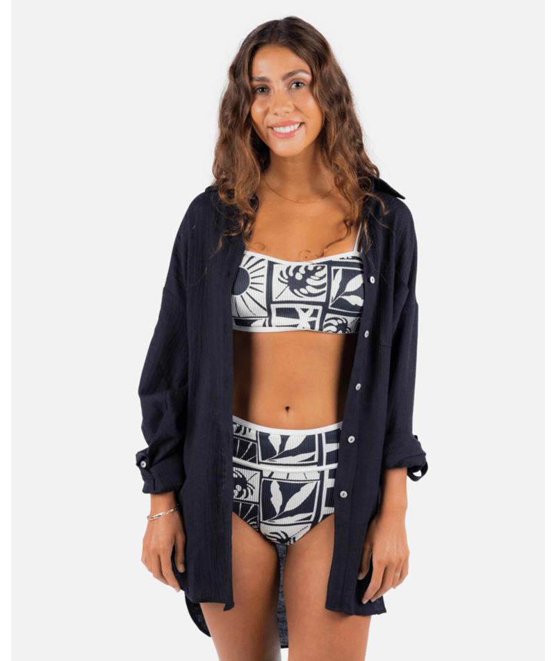 Rip Curl Premium Surf Holiday Shirt in BLACK