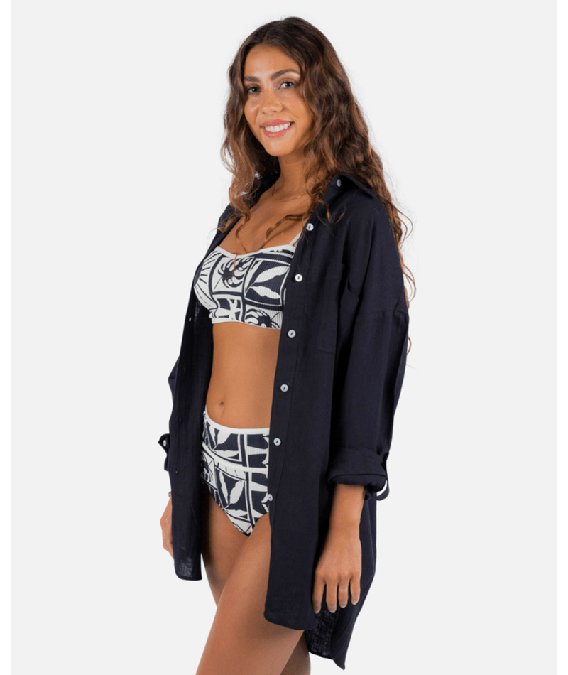 Rip Curl Premium Surf Holiday Shirt in BLACK