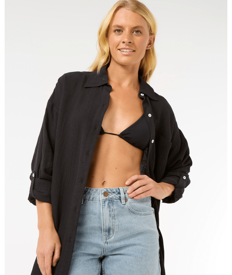 Rip Curl Premium Surf Holiday Shirt in BLACK