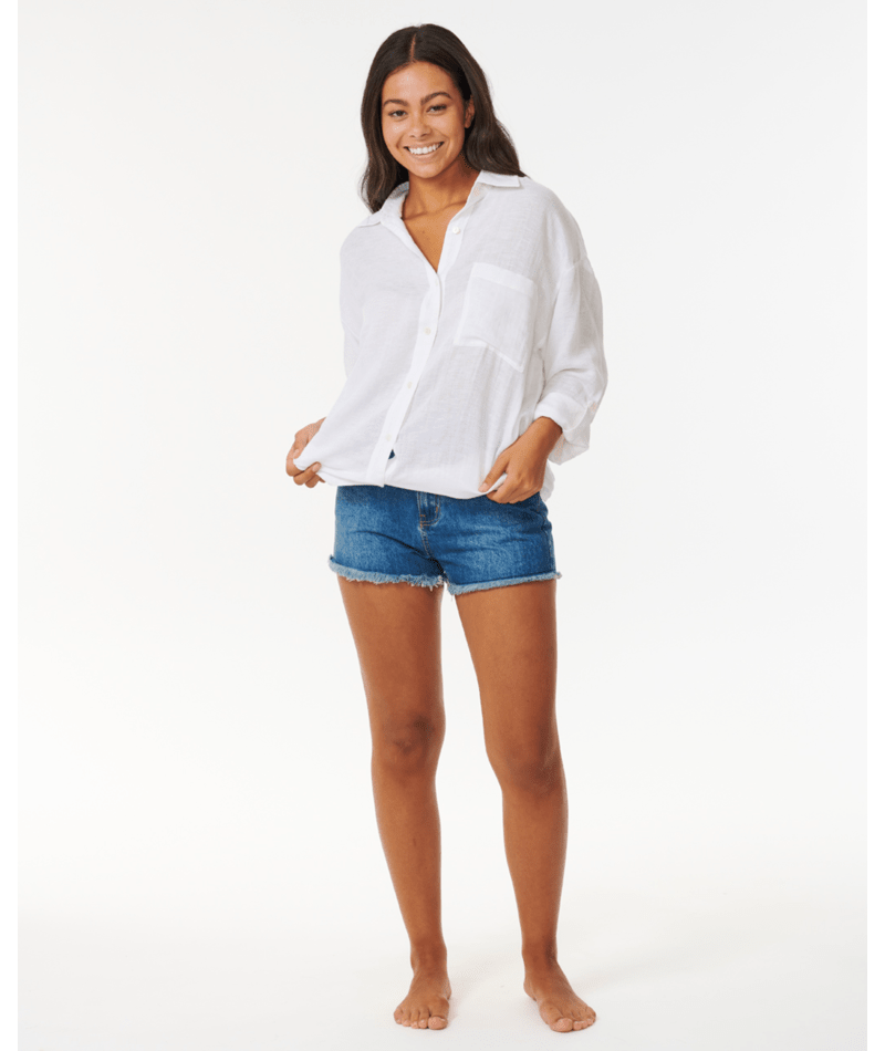 Rip Curl Premium Surf Holiday Shirt in WHITE