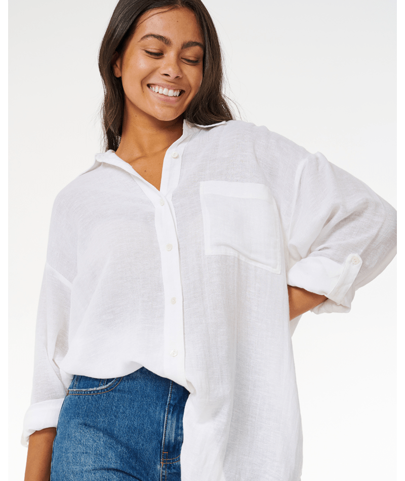 Rip Curl Premium Surf Holiday Shirt in WHITE