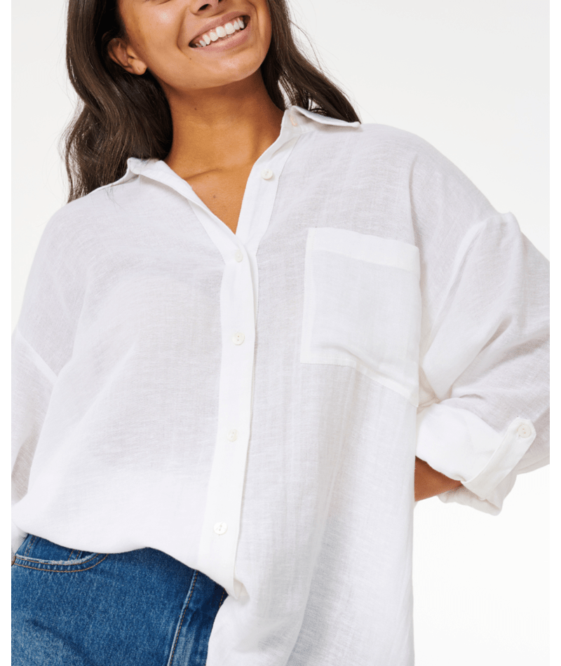 Rip Curl Premium Surf Holiday Shirt in WHITE