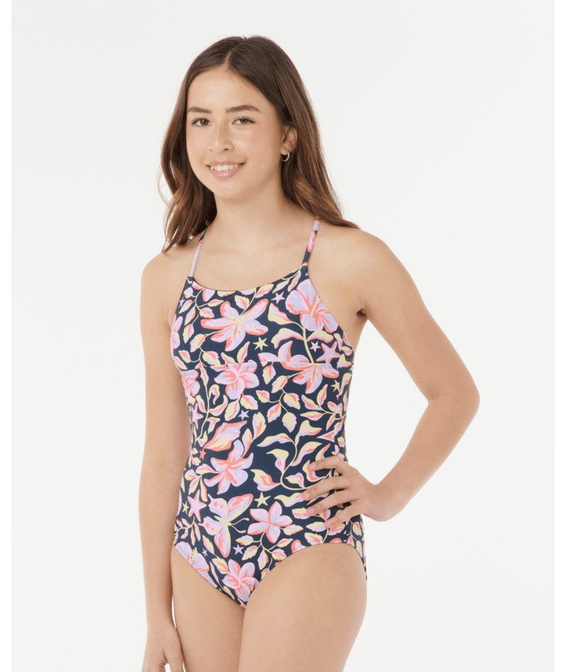 Rip Curl Sunset Skies One Piece - Girl in NAVY