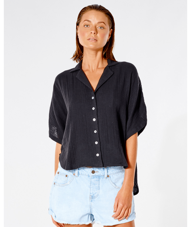 Rip Curl Premium Surf S/S Shirt in BLACK