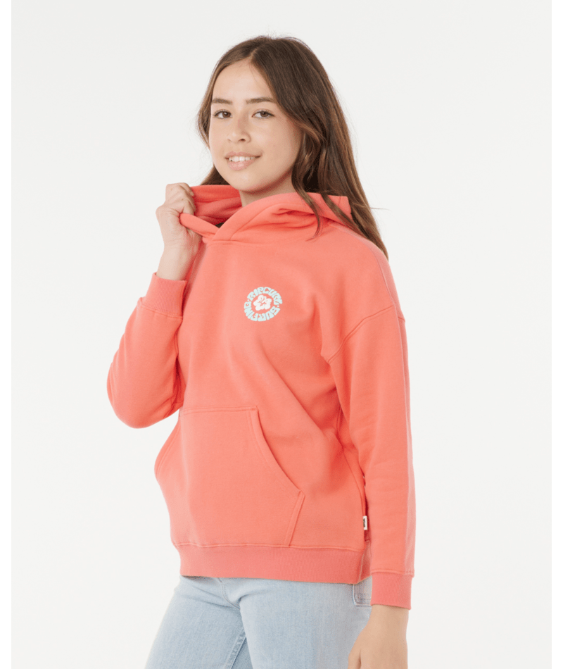 Rip Curl Luxe Surf Hood-Girl in WATERMELON