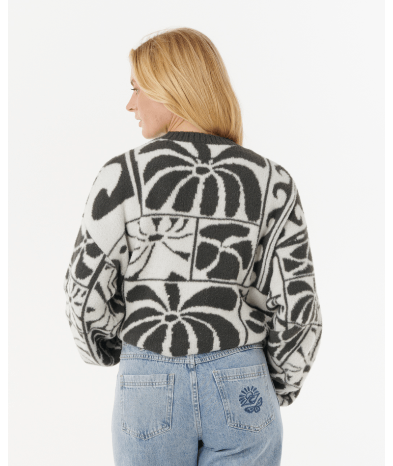 Rip Curl Aots-Ty Williams Jacquard Crew in BLACK