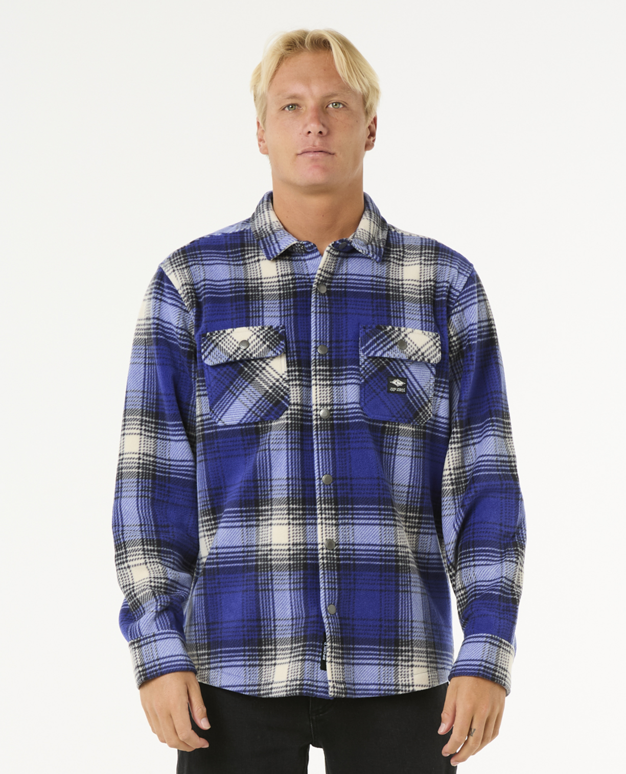 Rip Curl Fun Times Polar Fleece Shirt in WILD BERRY
