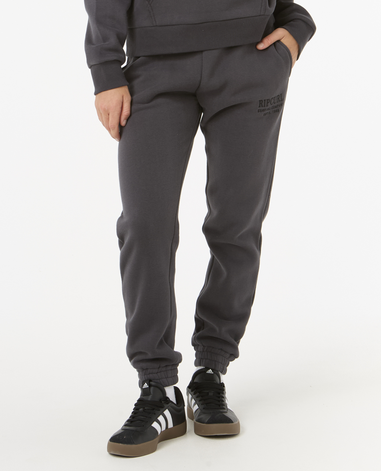 Rip Curl Surf Staple Trackpant in WASHED BLACK