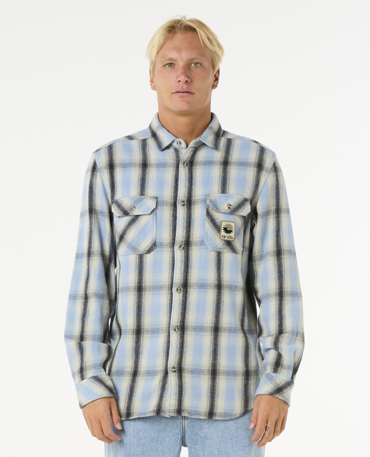 Rip Curl Dawny Flannel Shirt in SPARKY BLUE