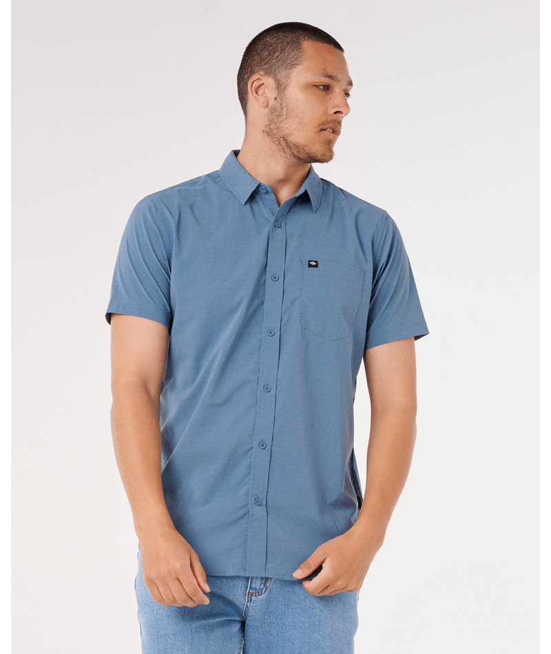 Rip Curl Classic Surf Tech S/S Shirt in BLUEFIN