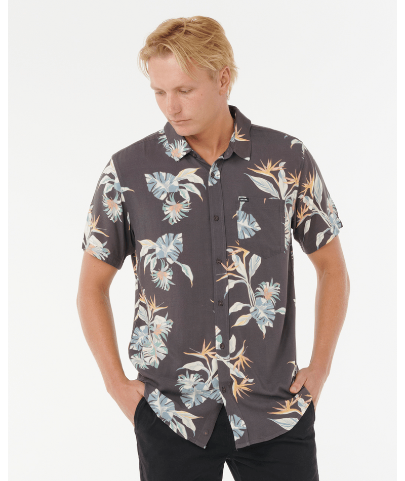 Rip Curl Fun Times S/S Shirt in BLACK