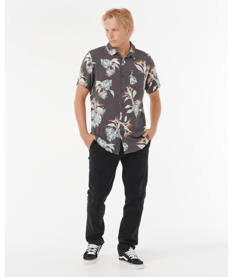 Rip Curl Fun Times S/S Shirt in BLACK