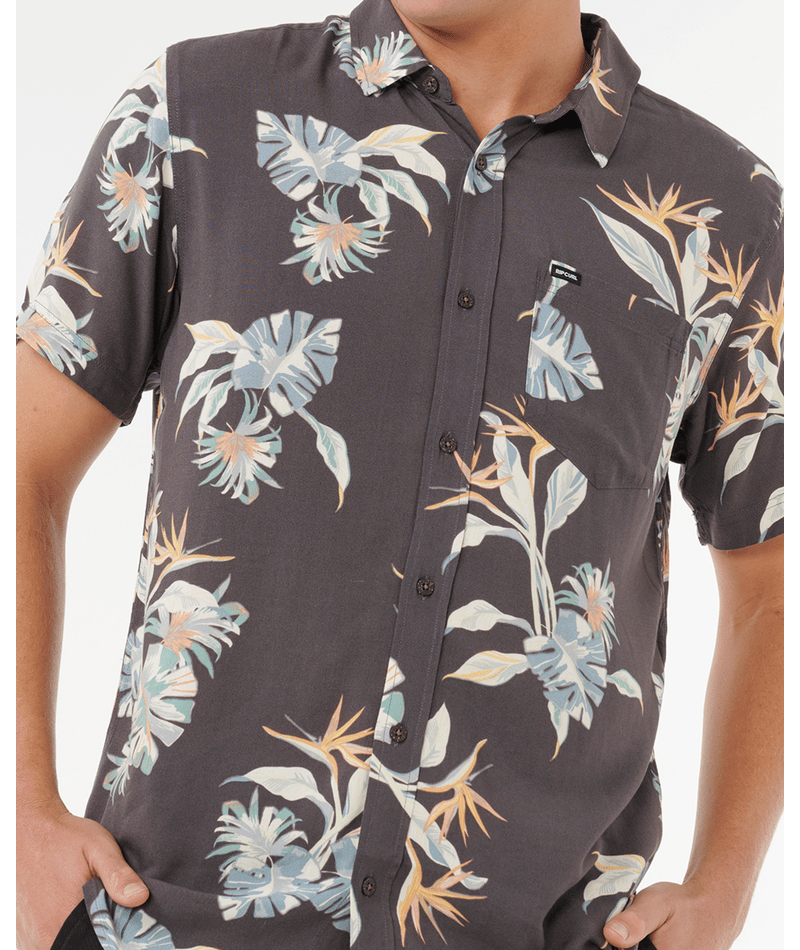 Rip Curl Fun Times S/S Shirt in BLACK