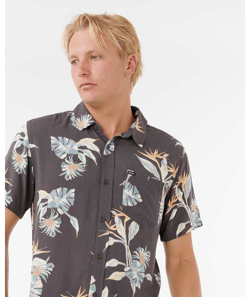 Rip Curl Fun Times S/S Shirt in BLACK