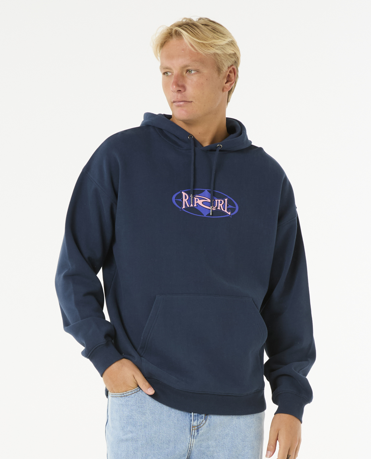 Rip Curl Heritage Oval Hood in NAVY