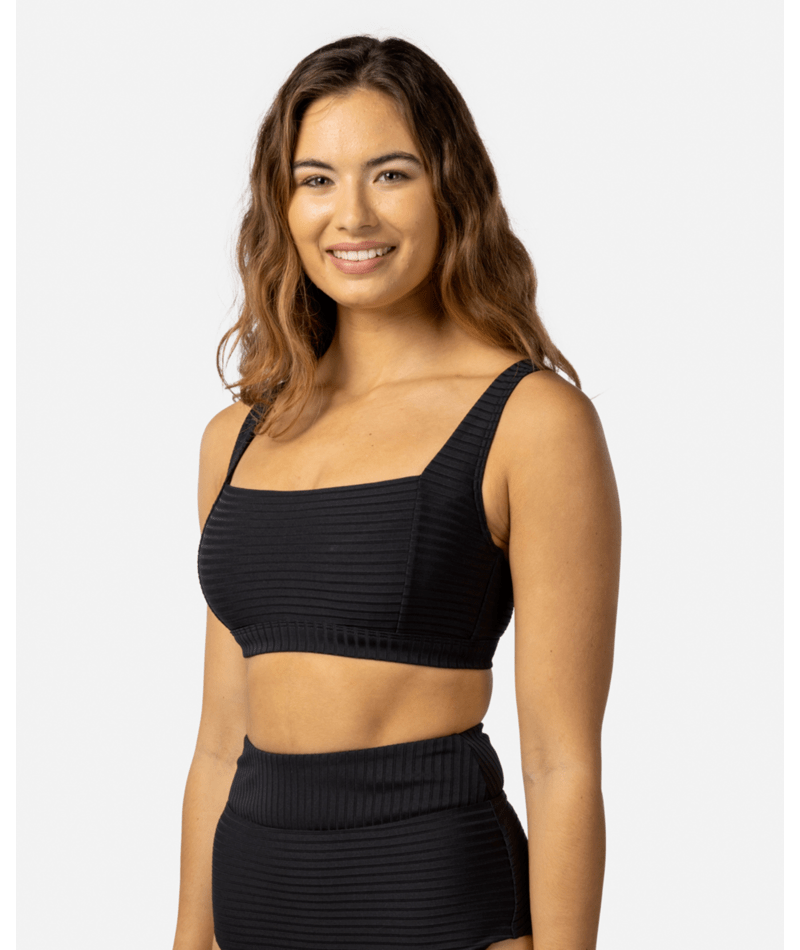 Rip Curl Premium Surf D-Dd Crop in BLACK