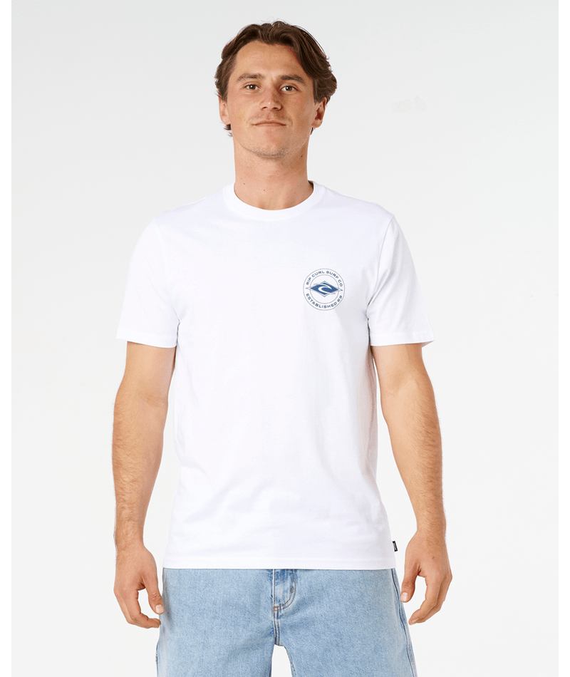 Rip Curl Staple Tee in WHITE