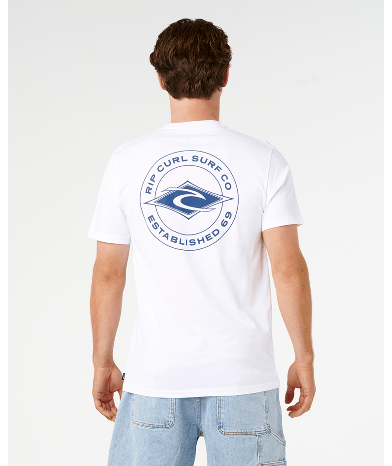 Rip Curl Staple Tee in WHITE
