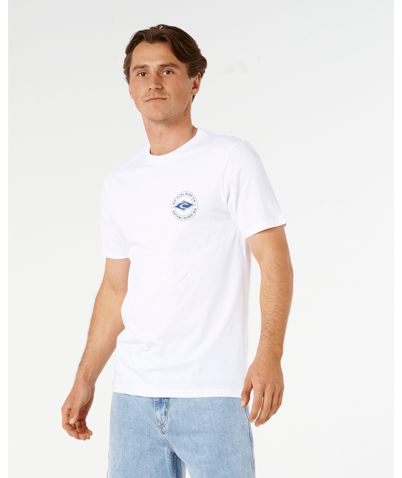 Rip Curl Staple Tee in WHITE