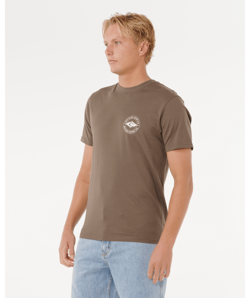 Rip Curl Staple Tee in ROCK