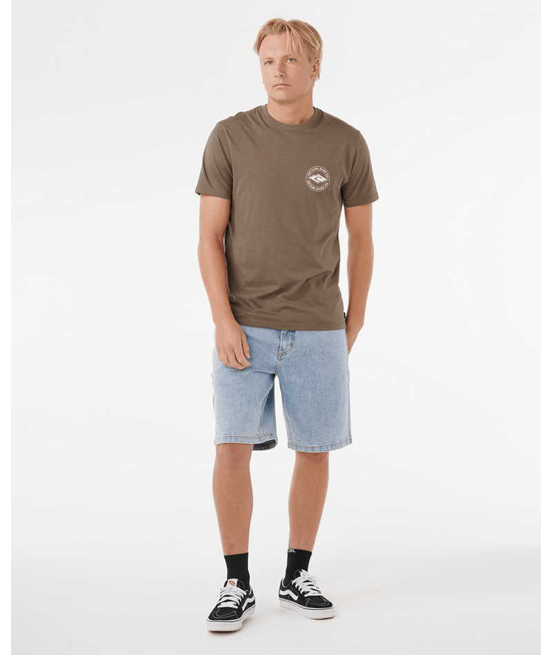 Rip Curl Staple Tee in ROCK