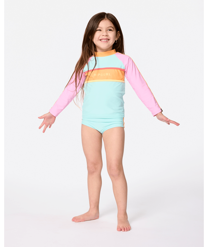 Rip Curl Surf Revival Ls Set -Girl in LIGHT AQUA