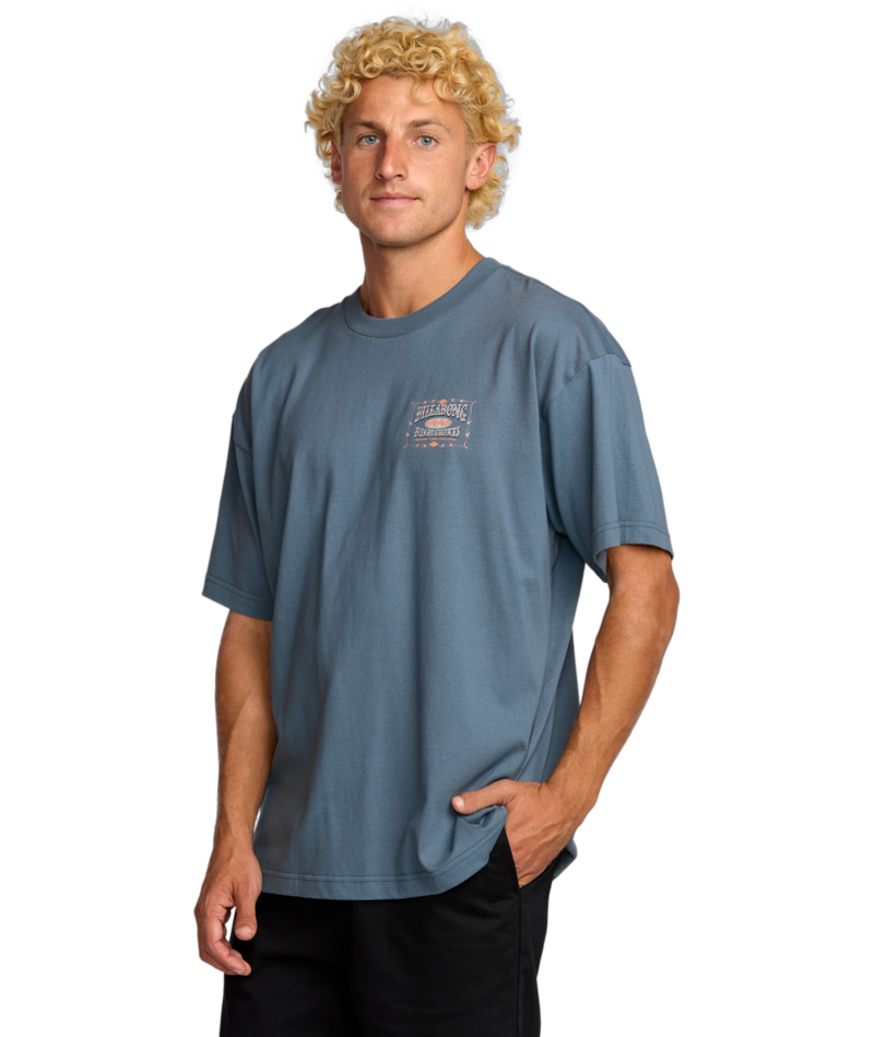Billabong Double Spread Og Ss in SLATE BLUE