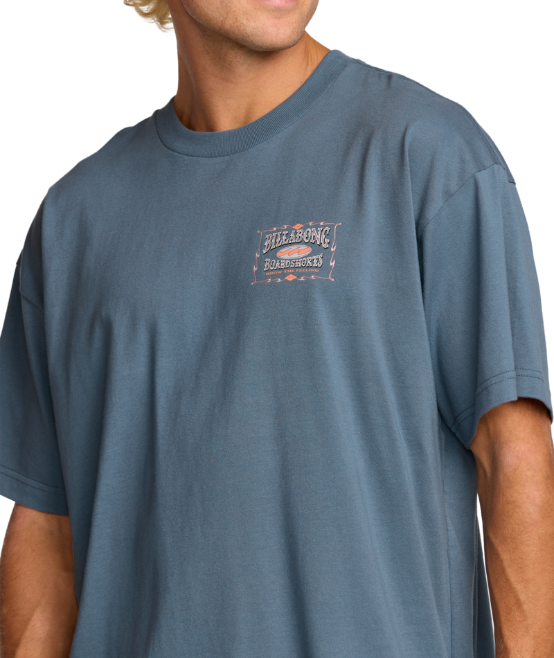 Billabong Double Spread Og Ss in SLATE BLUE