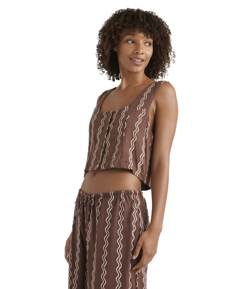 Billabong Another Wave Wvn Tank in ESPRESSO