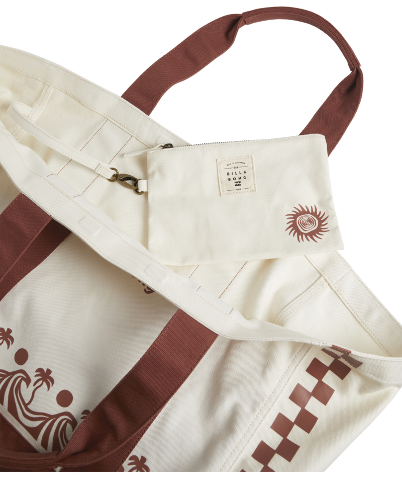 Billabong Bright Sun Beach Bag in SALT CRYSTAL