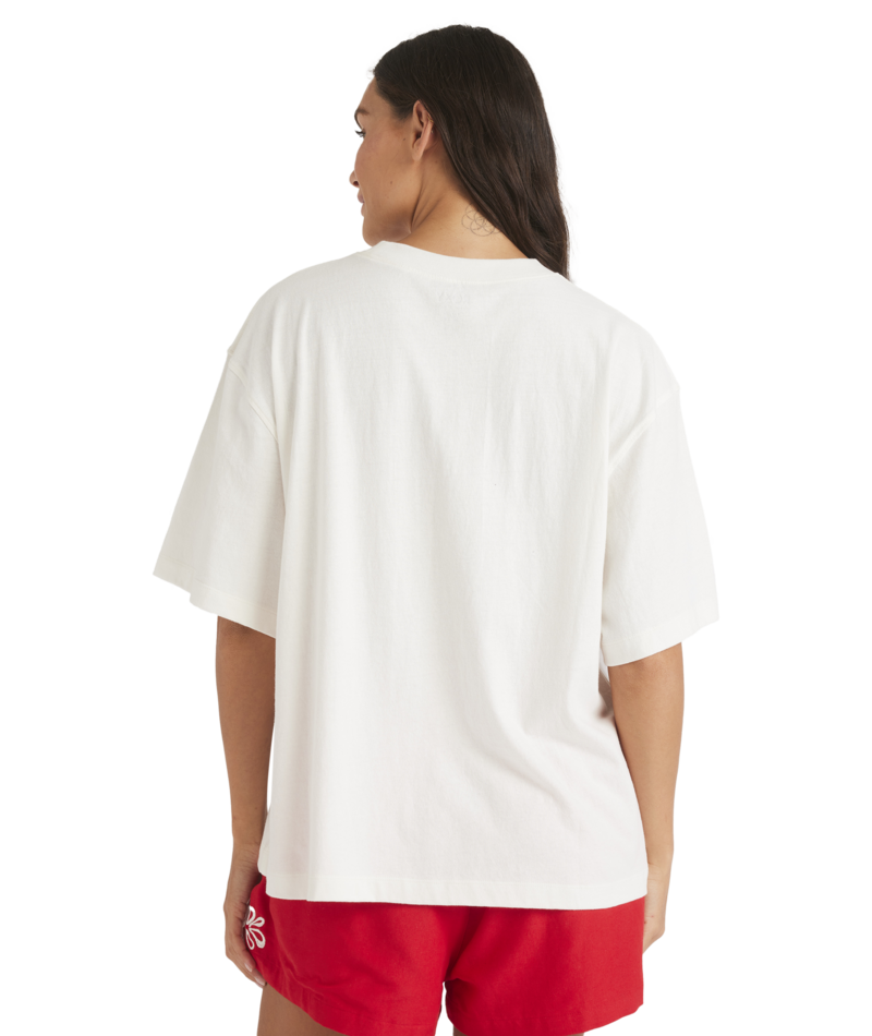 Roxy Chaser Tee in EGRET