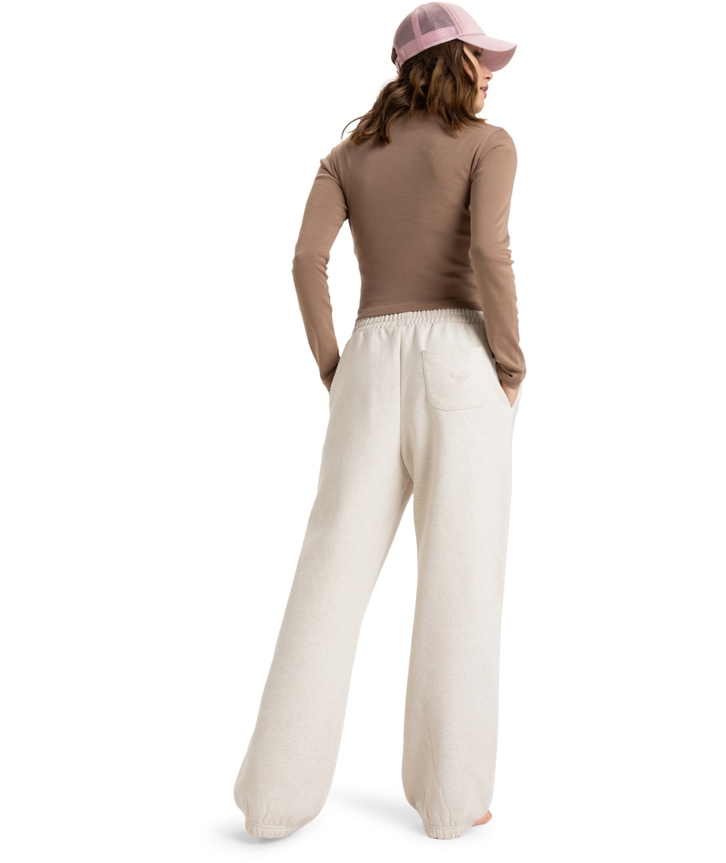 Roxy In Morning Sunrise Trackpant in OATMEAL HEATHER