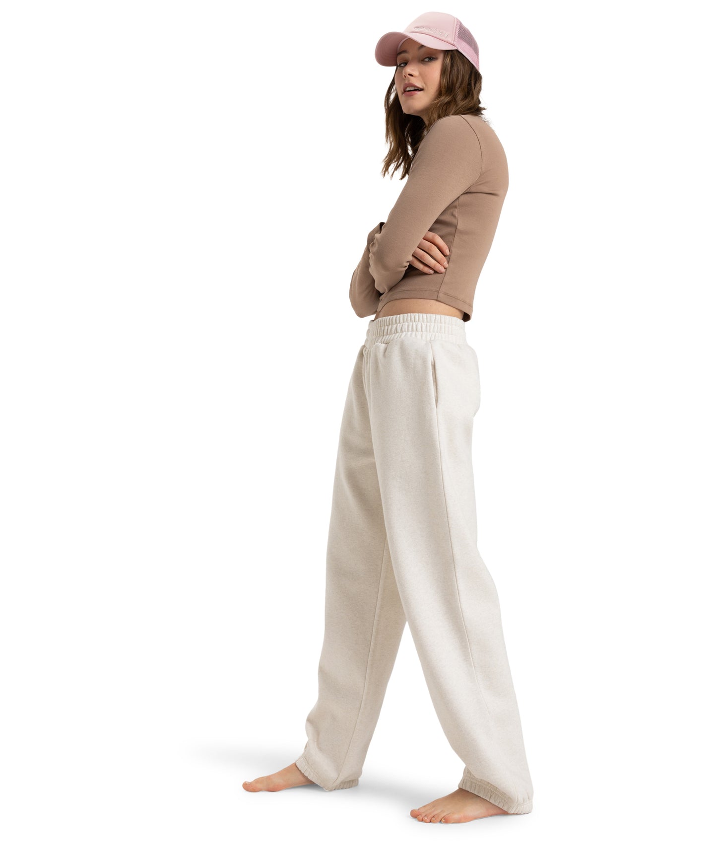 Roxy In Morning Sunrise Trackpant in OATMEAL HEATHER