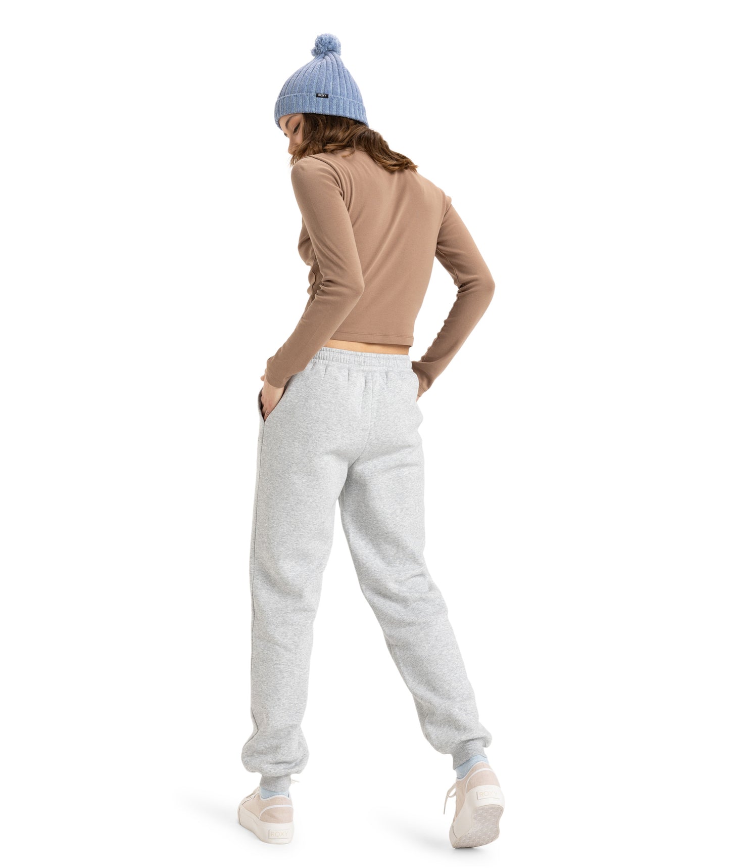 Roxy Perfect Place Pant Brushed in HERITAGE HEATHER