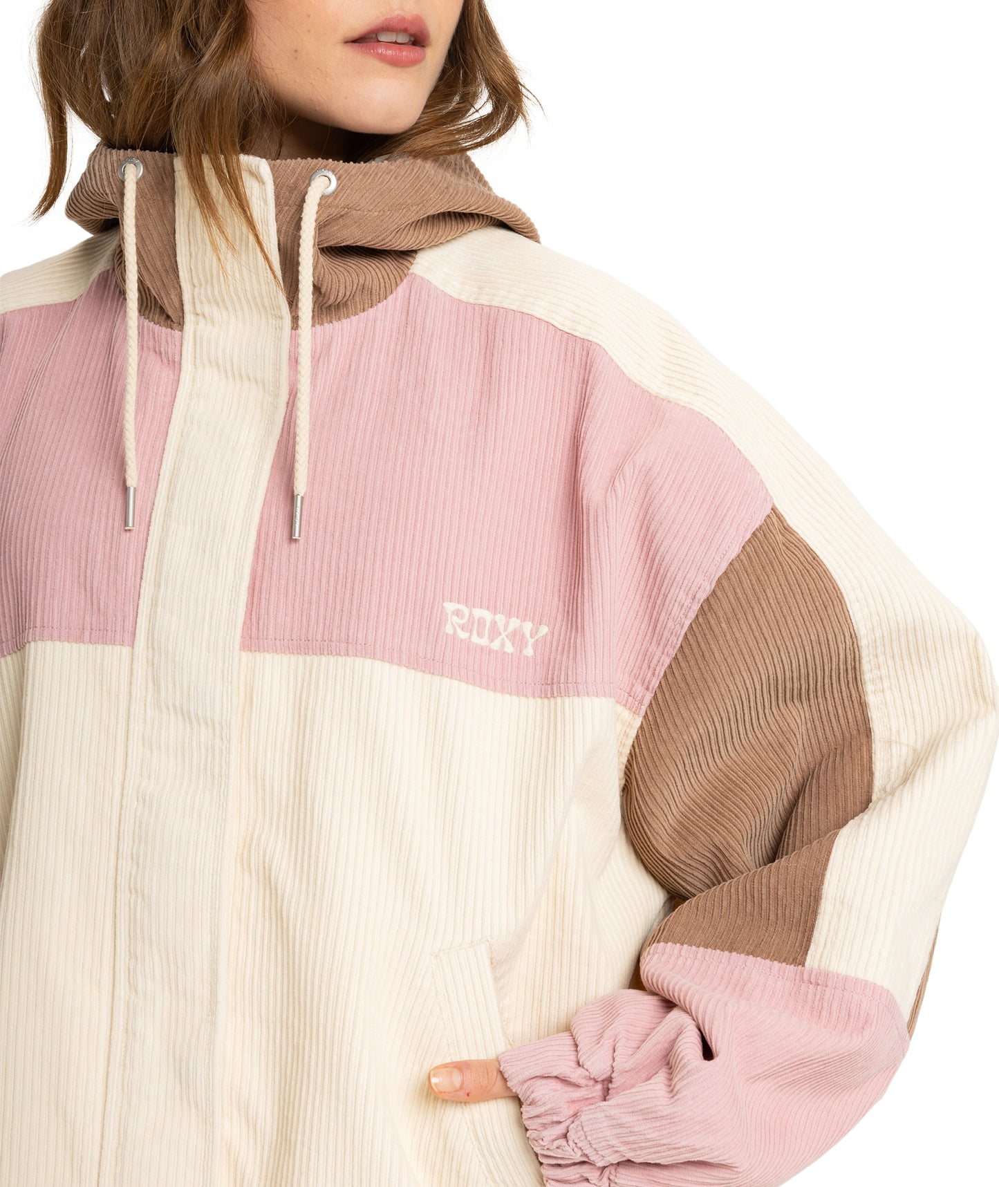 Roxy Strike A Cord Jacket in PARCHMENT