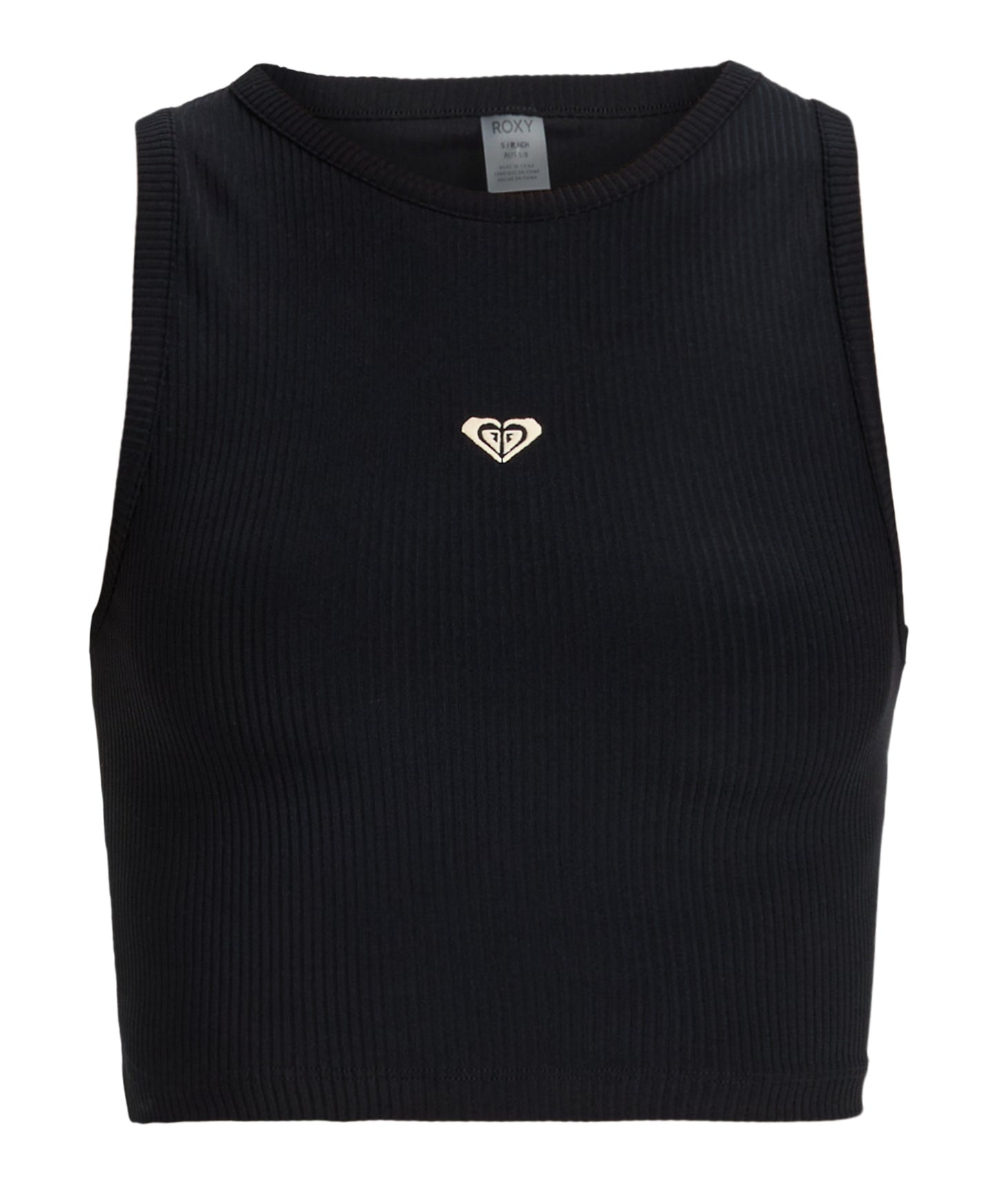 Roxy Rise & Vibe Rib Tank 2 in ANTHRACITE