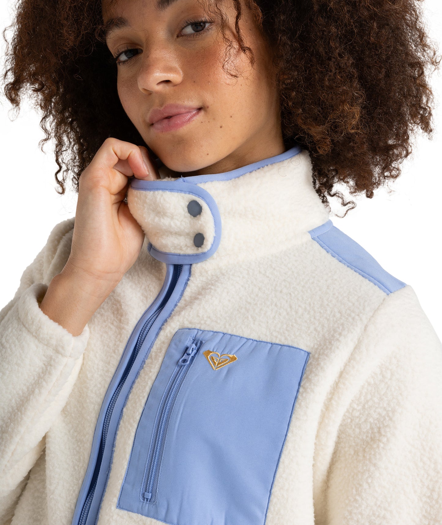 Roxy Waves Of Warmth Cosy Fleece in EGRET