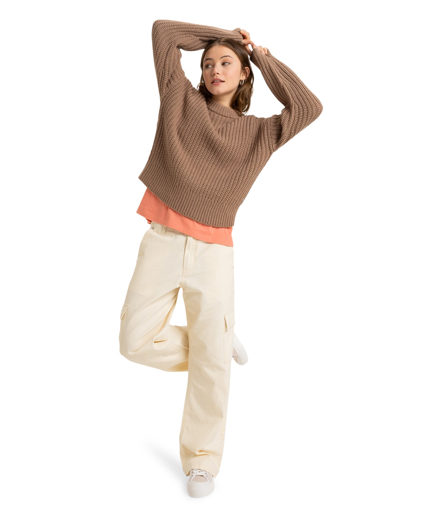 Roxy Coming Home Sweater in PORTABELLA