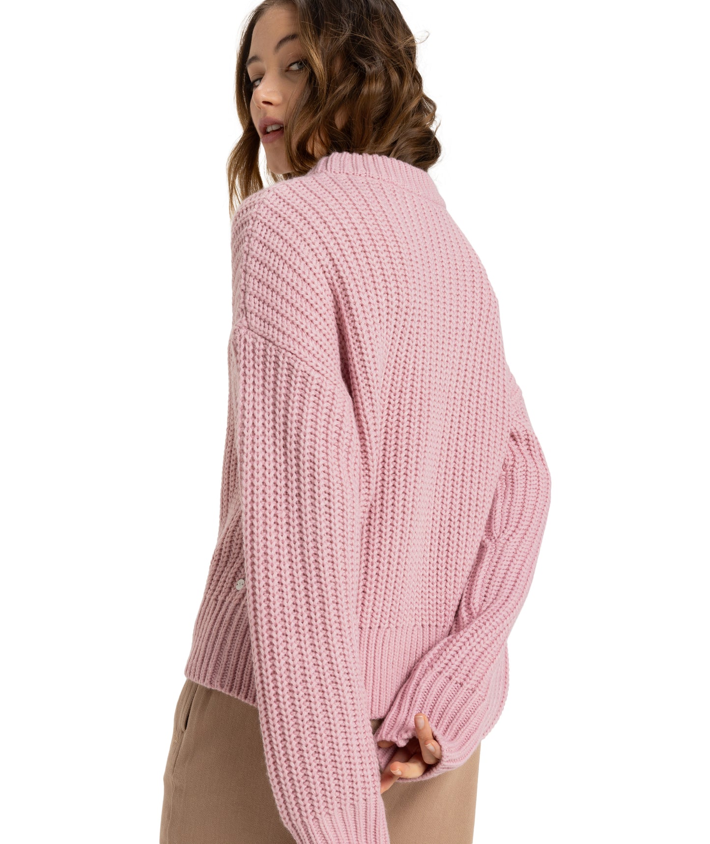 Roxy Coming Home Sweater in BLEACHED MAUVE