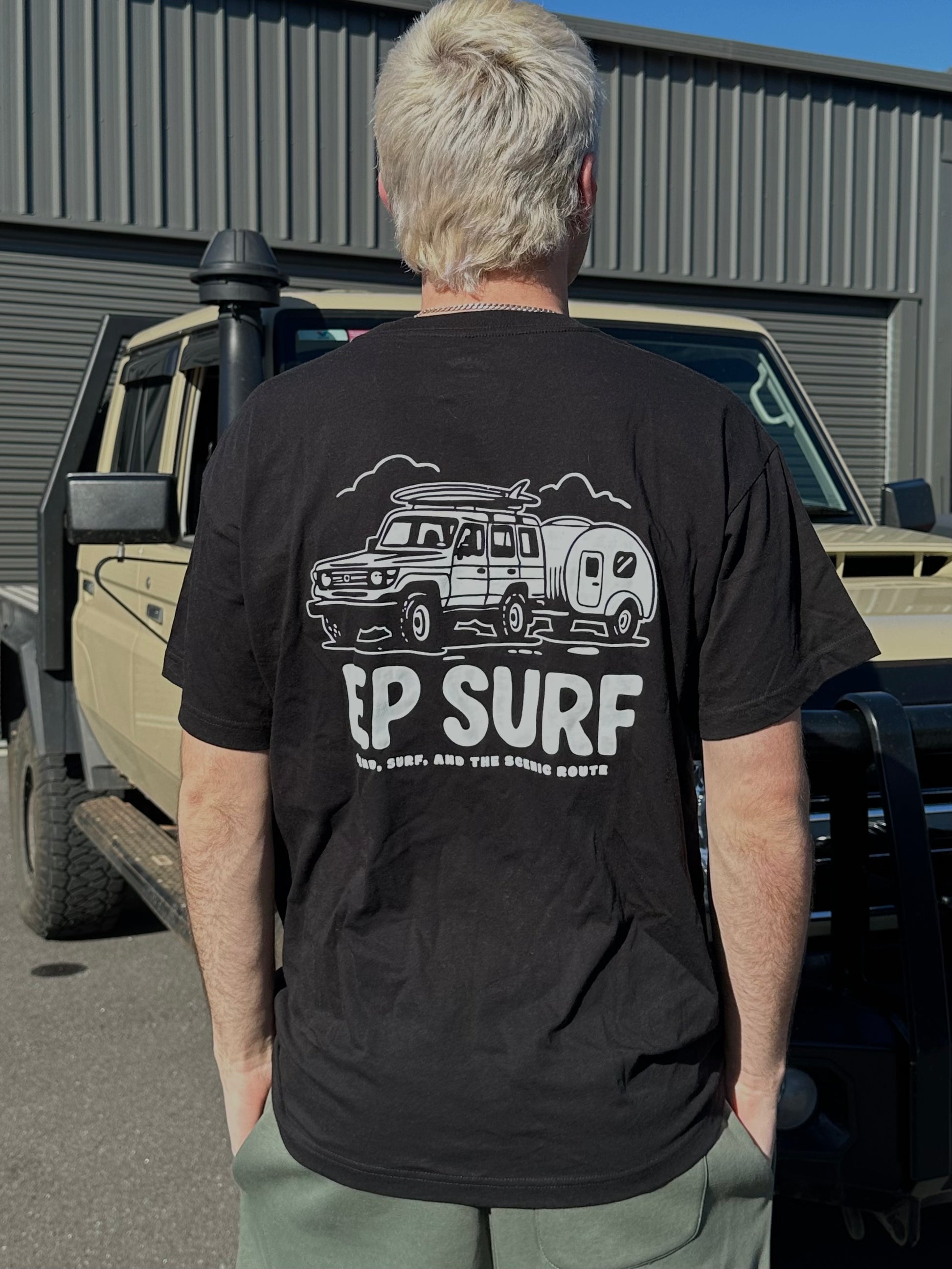 EP SURF Mens Troopy Tee - Black