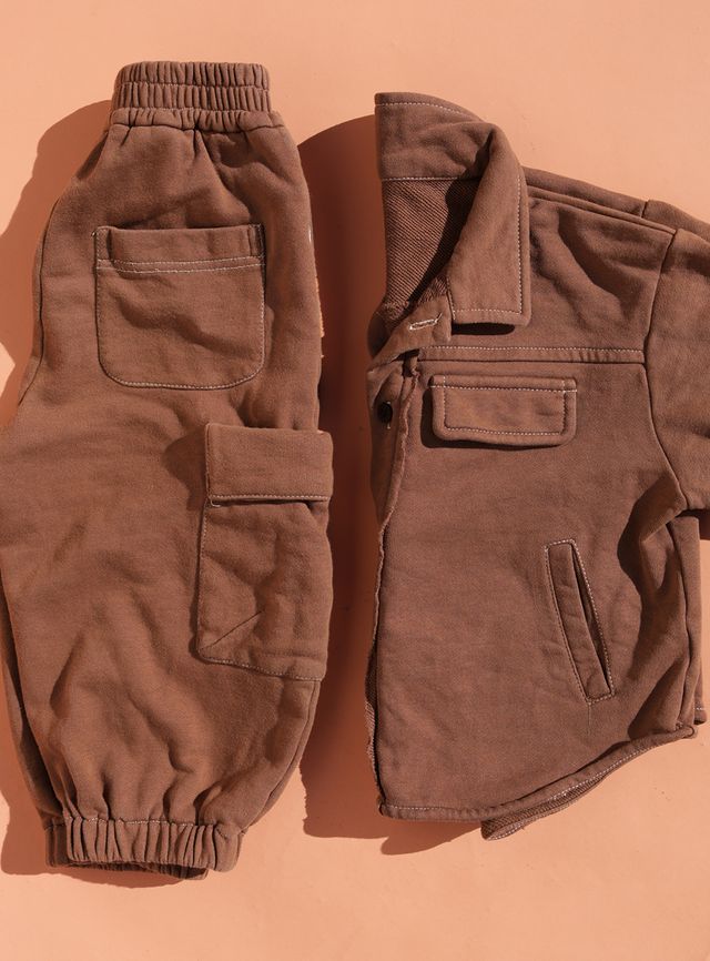 Small Swim Club Choccy Cargo Trackies