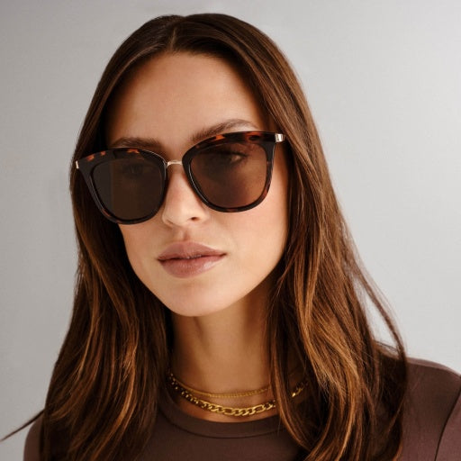 Le Specs Caliente in TORT / ROSE GOLD