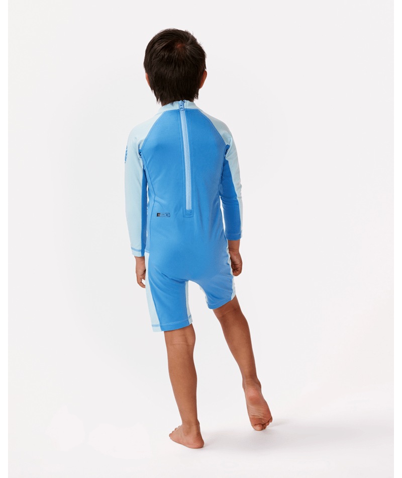 Rip Curl Icons Uv Brushed L/ S Suit-Boy in BLUE GUM