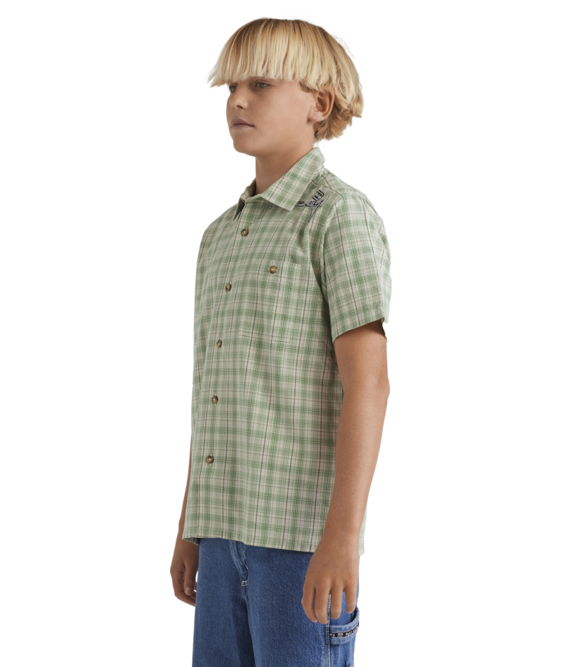 Billabong Boys Mogul Check  Ss in OATMEAL