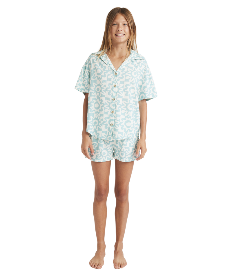 Billabong Lost On You Shirt in MISTY BLUE