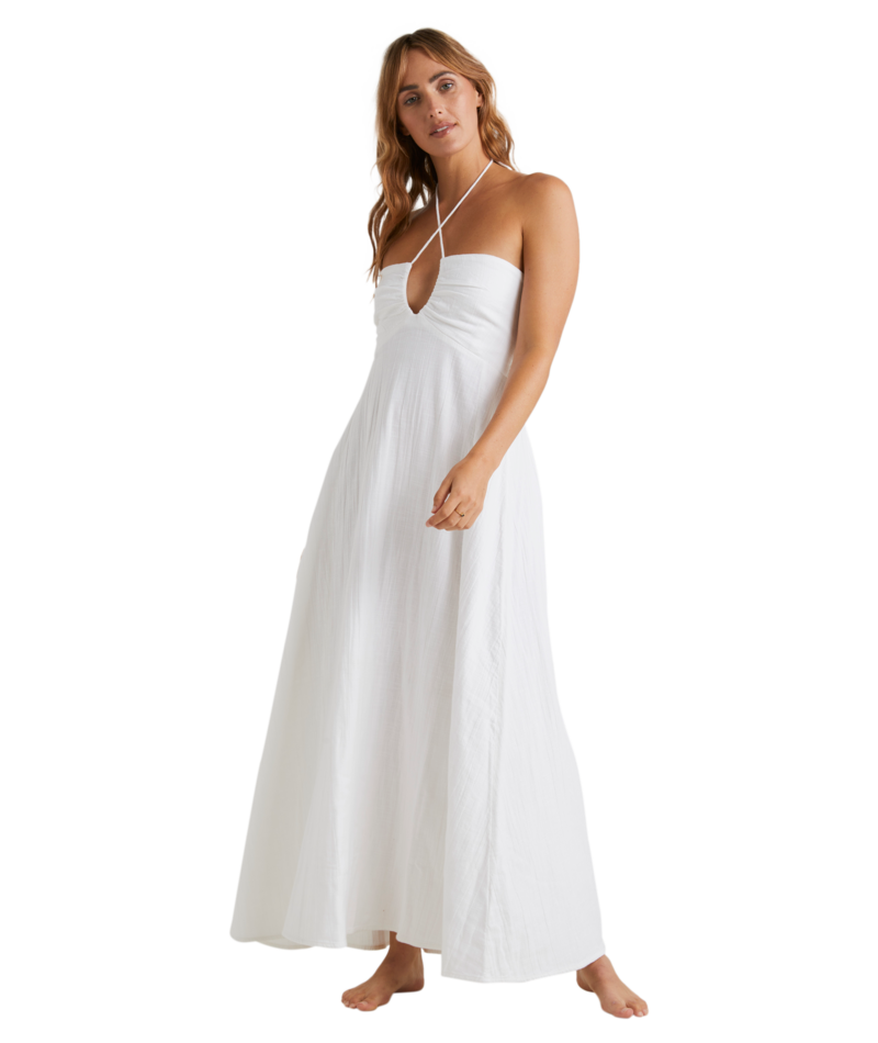 Billabong Sway Away Dress in SALT CRYSTAL
