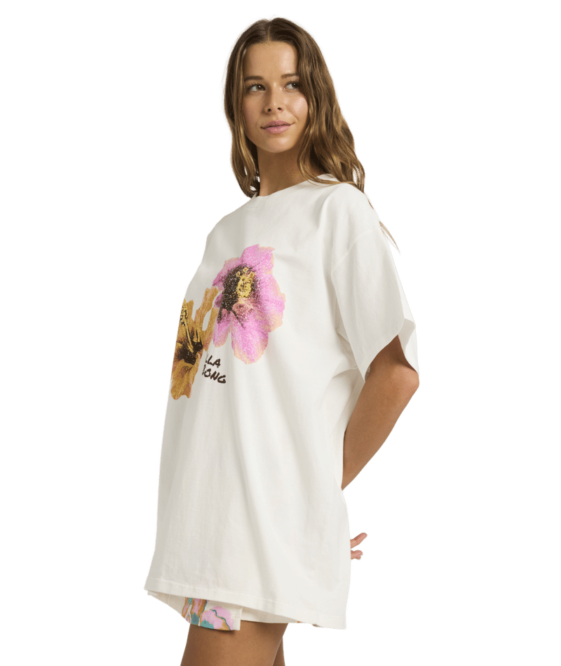 Billabong Sunny Shore Tee in SALT CRYSTAL