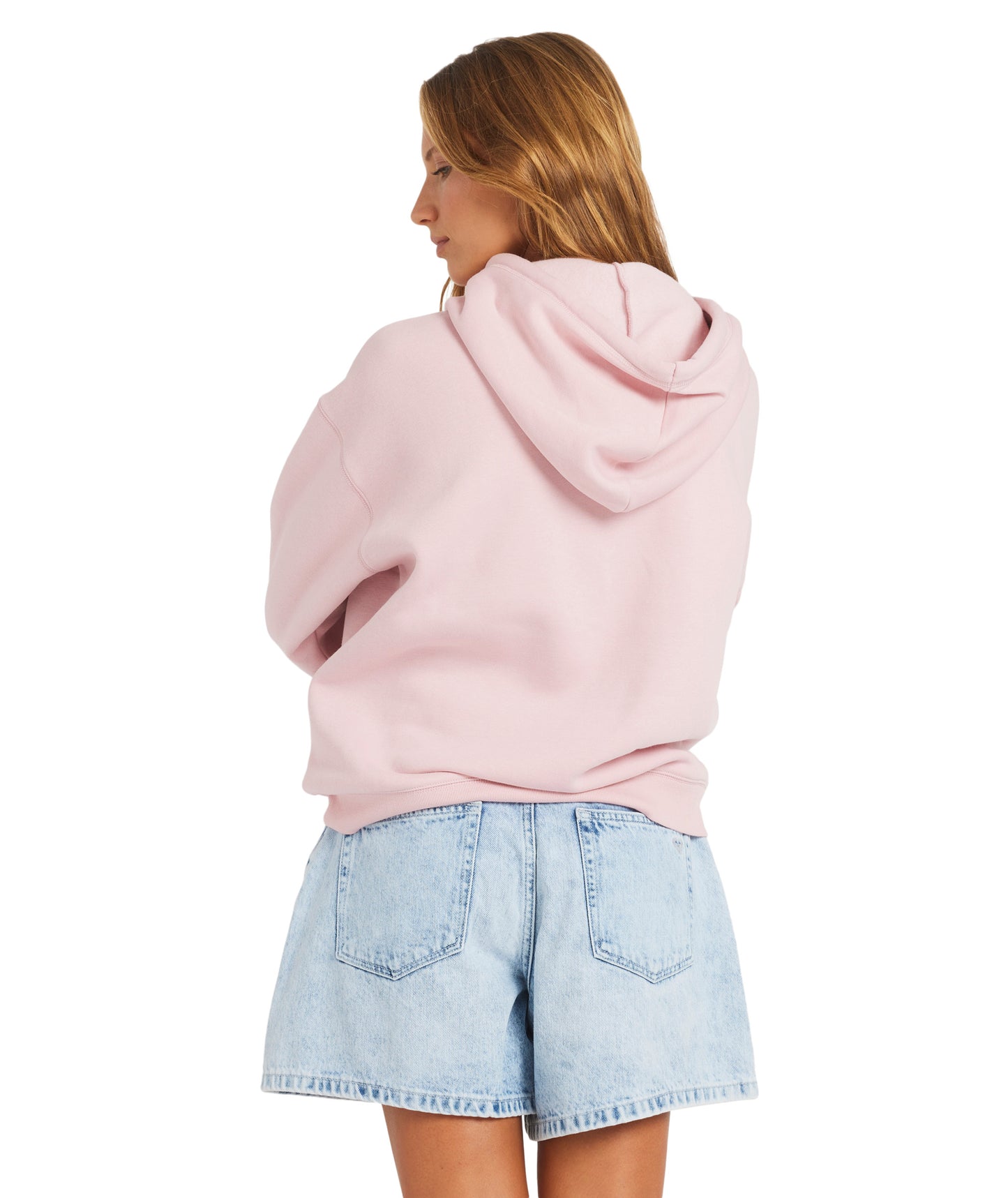 Roxy Perfect Place Hoodie Brushed in BLEACHED MAUVE